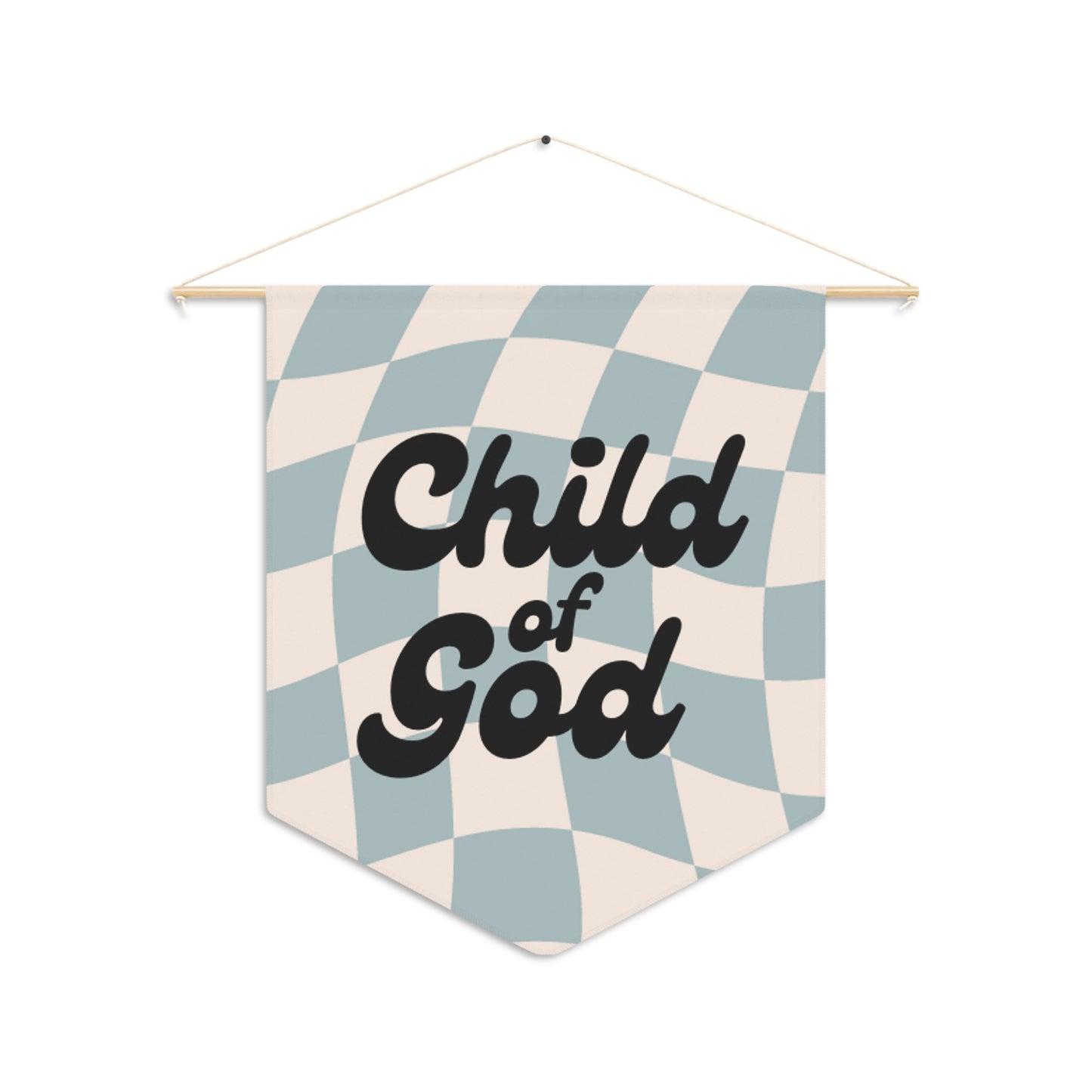 Pebble Blue Child of God Pennant