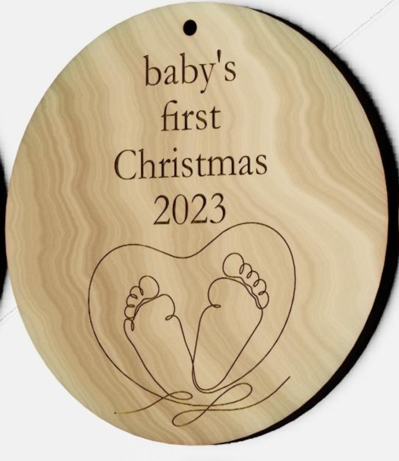Baby's First Christmas Tiny Toes Ornament