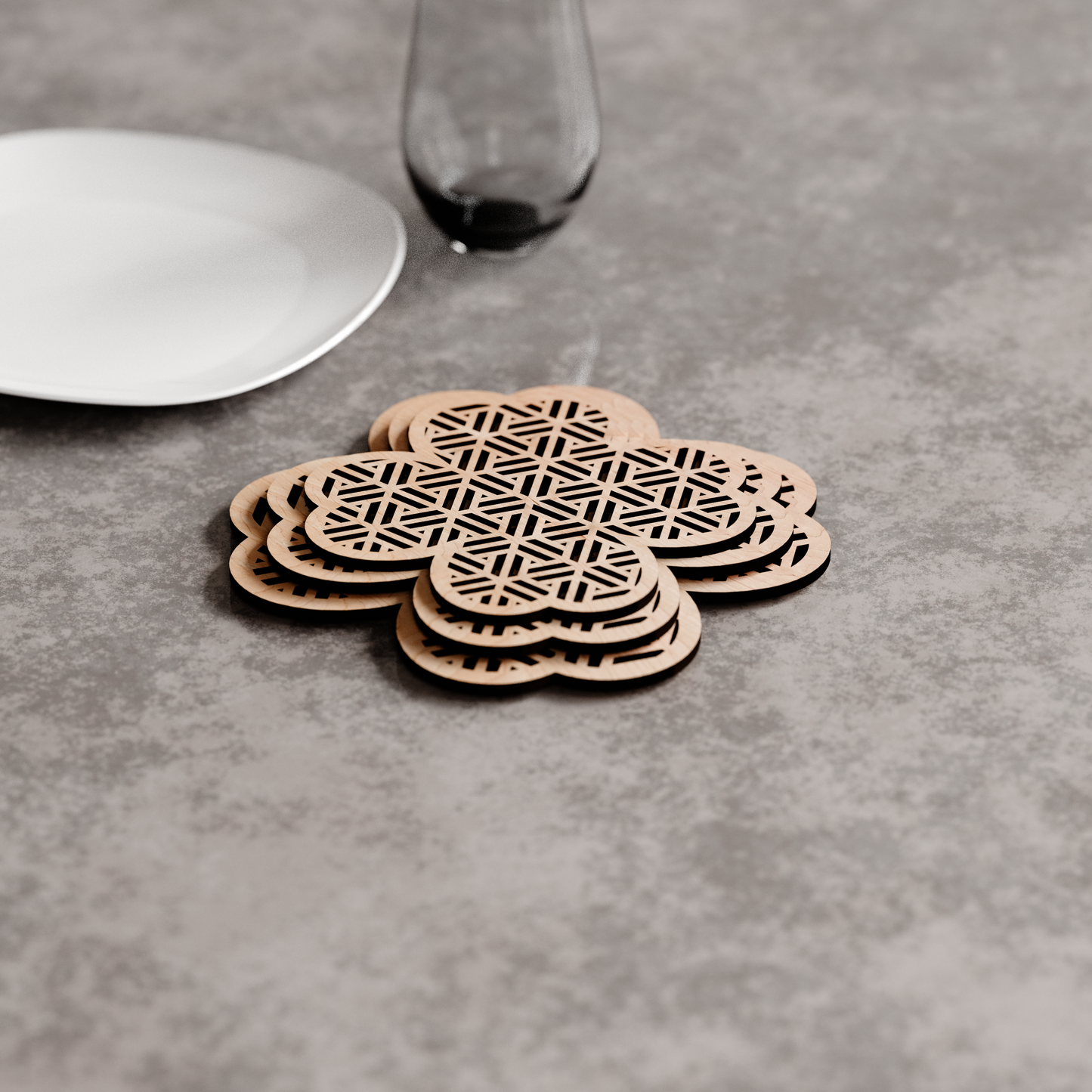 Shamrock Trivet Set