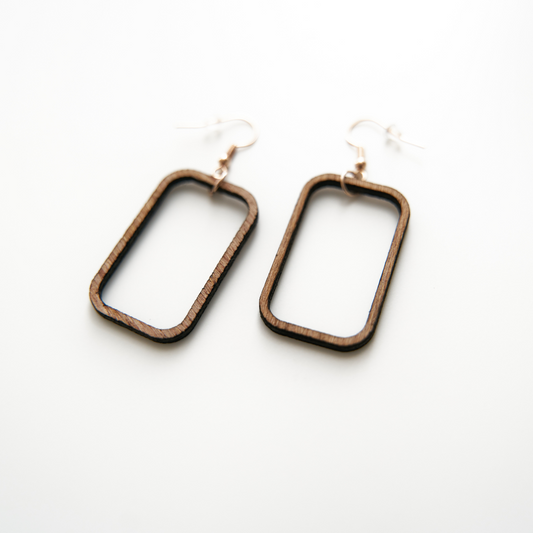 1.5" Hollow Chain Earrings