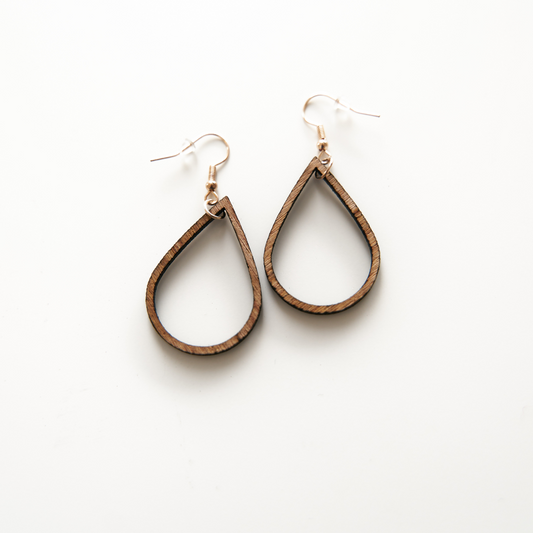 1.5" Hollow Drops Earrings