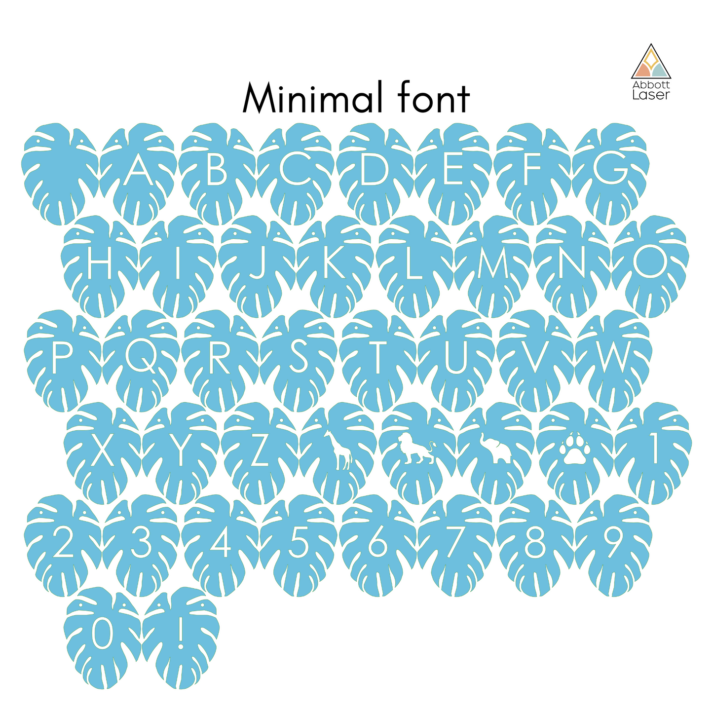 Wood Monstera Leaf Name Banner