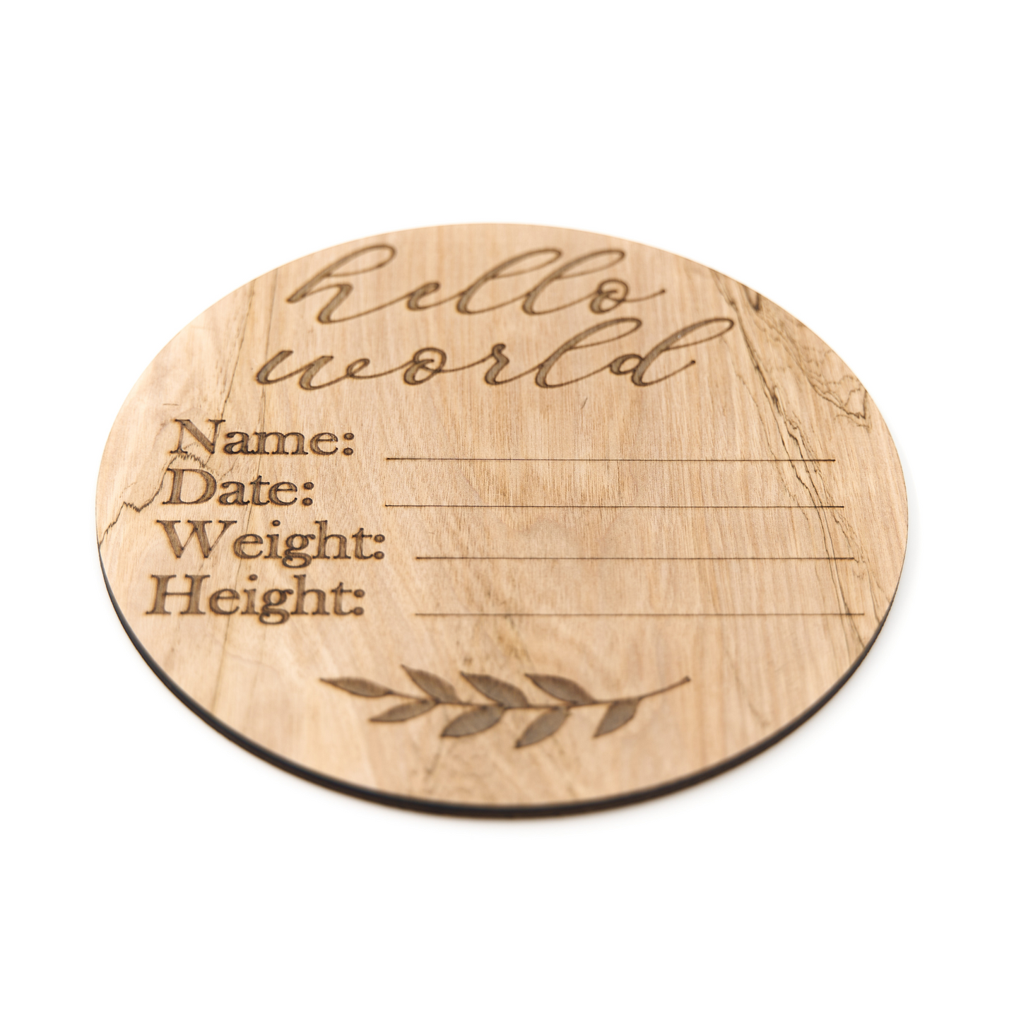 Custom Hello World Birth Announcement