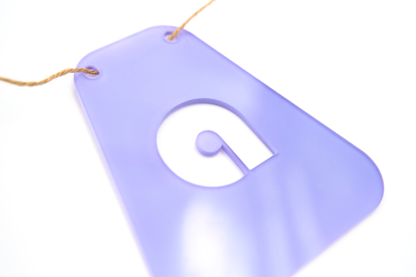 Acrylic Groovy Name Banner