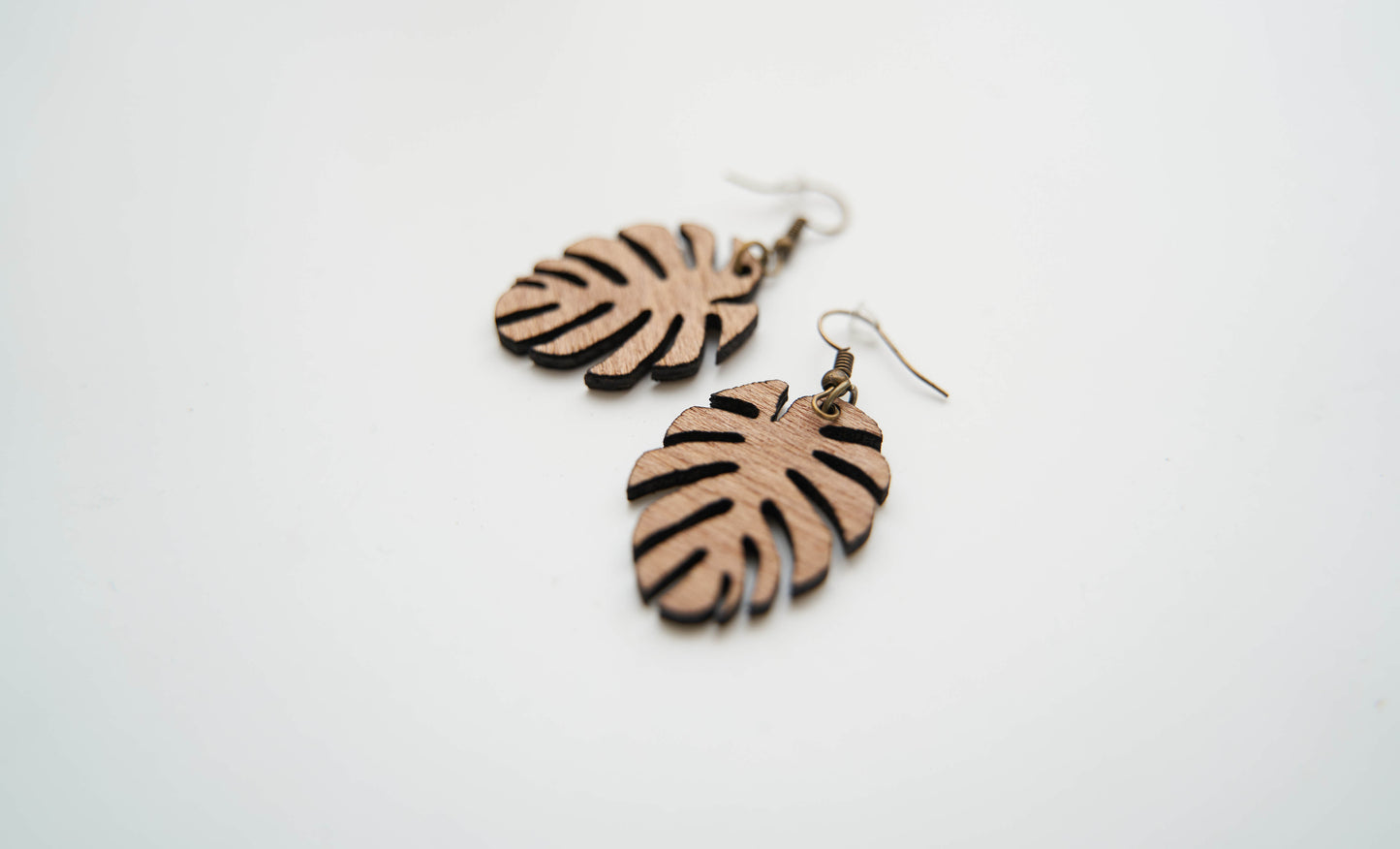Monstera Leaf Earrings