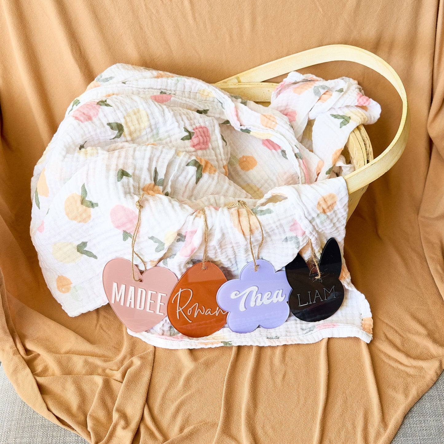 2023 Acrylic Easter Basket Tags