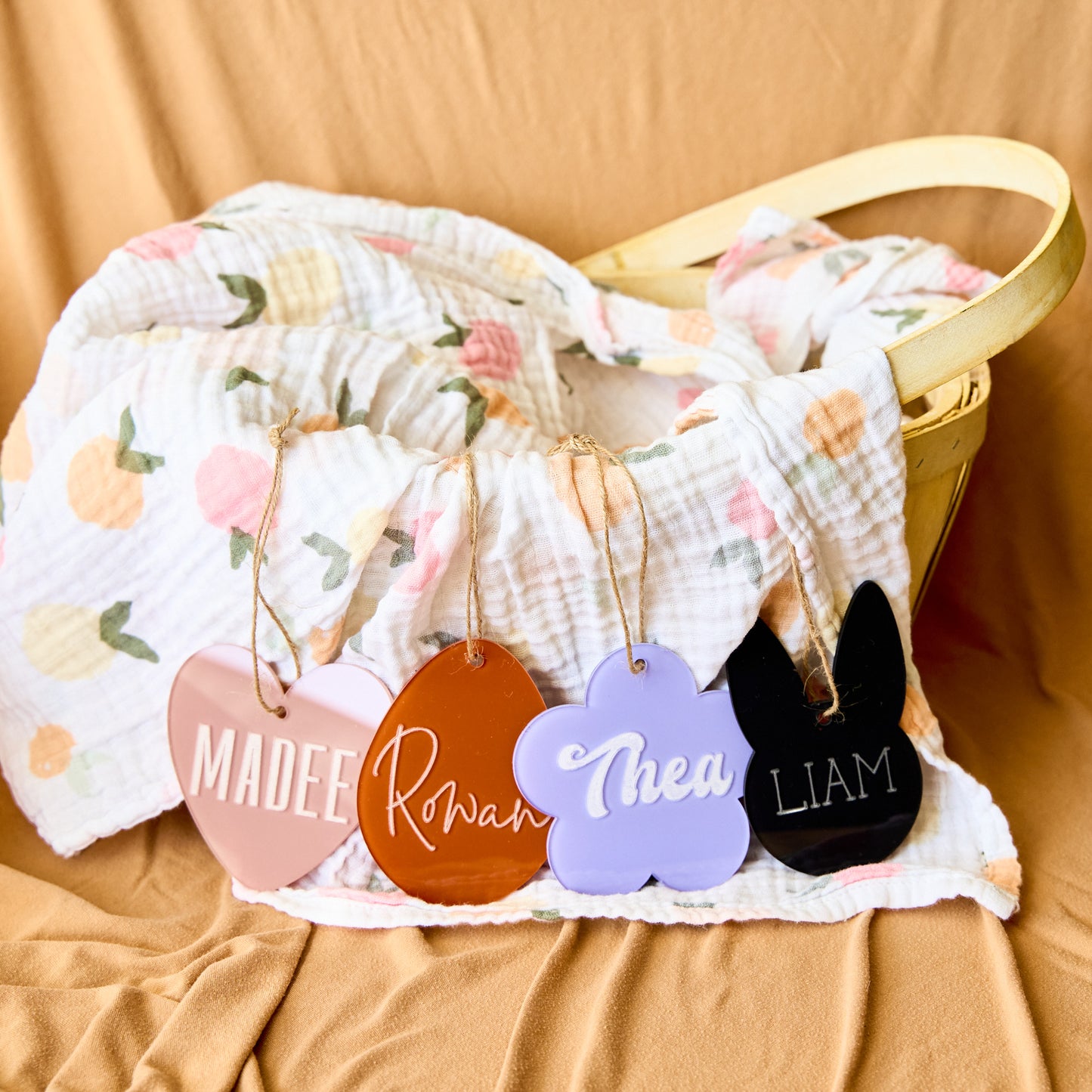 2023 Acrylic Easter Basket Tags