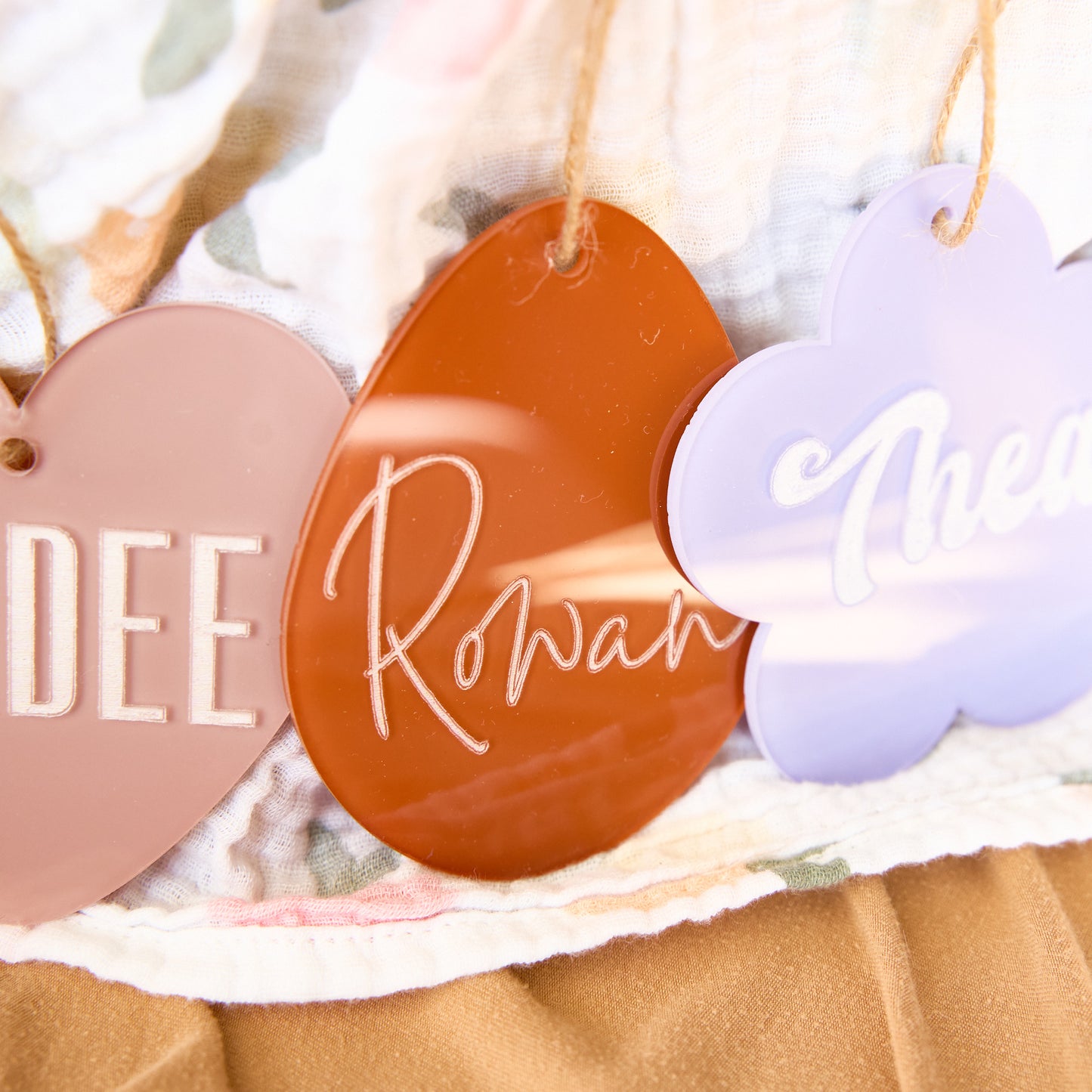 2023 Acrylic Easter Basket Tags