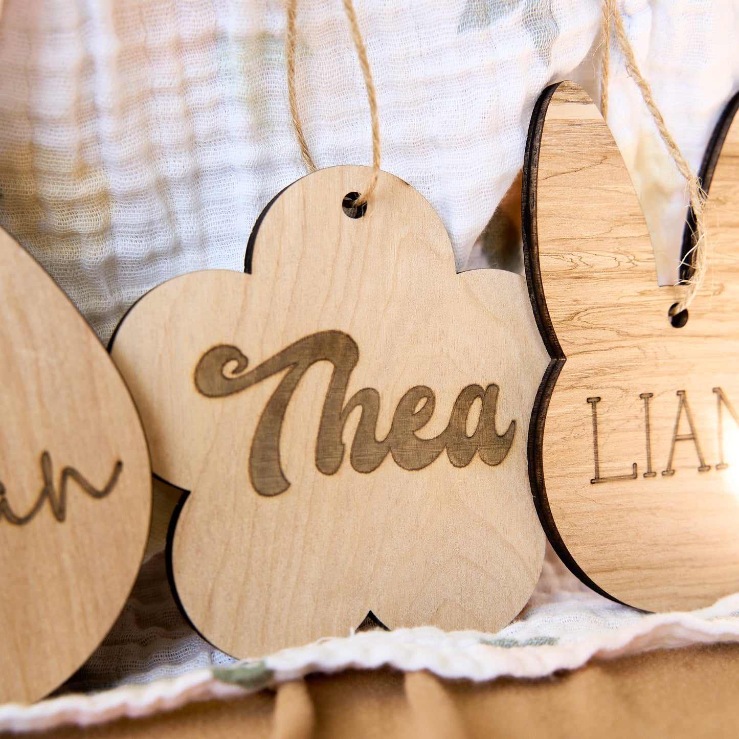 2023 Wood Easter Basket Tags