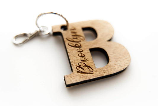 Letter & Name Keychain
