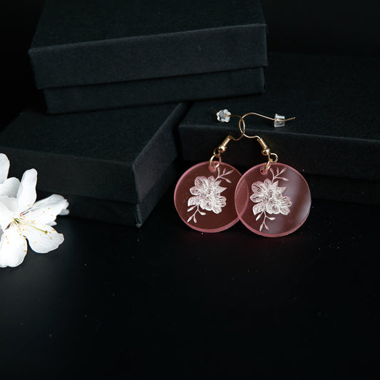 Lovely Bloom Acrylic Earrings