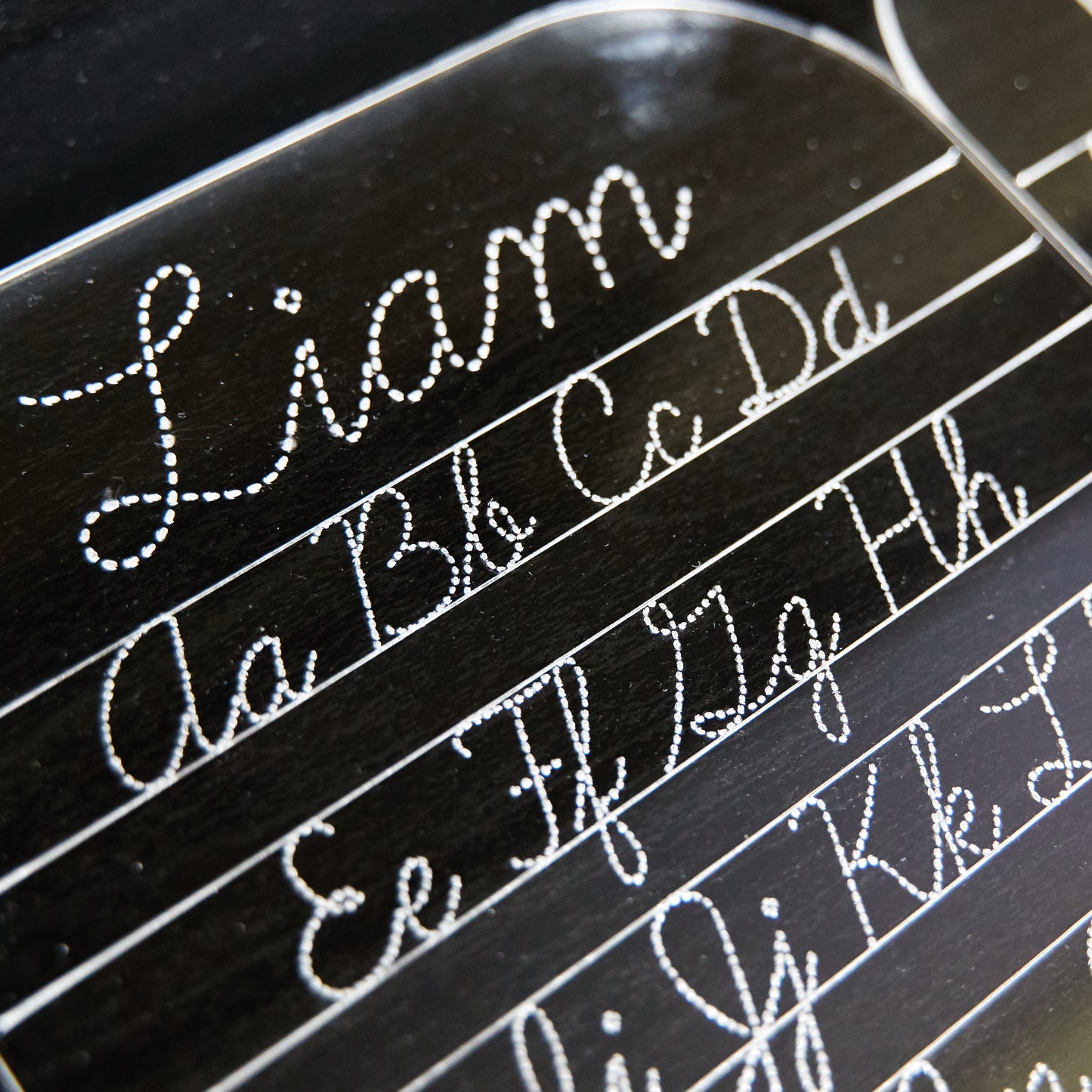 Name and Alphabet Letter Tracing Board