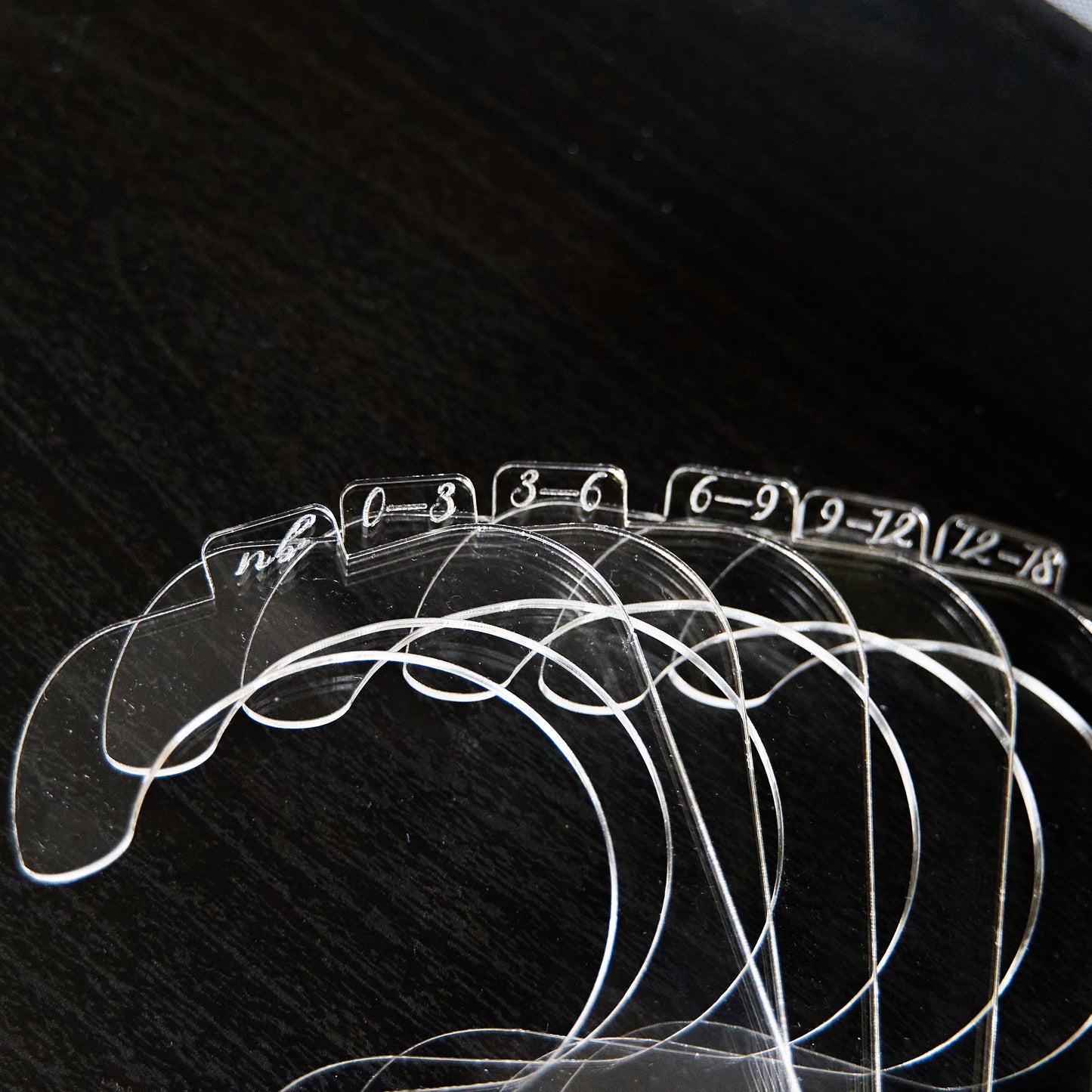 Wreath Acrylic Baby Hanger Dividers