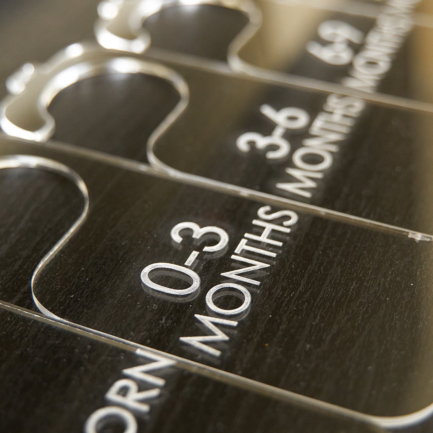 Simple Acrylic Baby Hanger Dividers