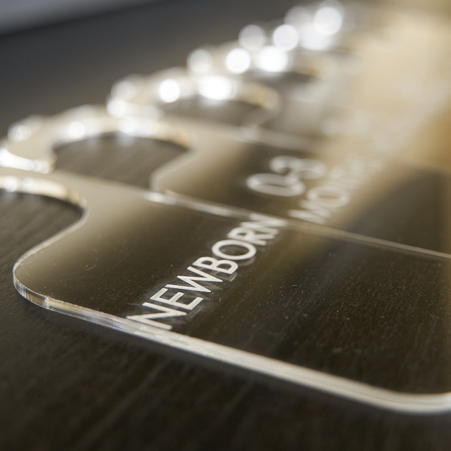 Simple Acrylic Baby Hanger Dividers