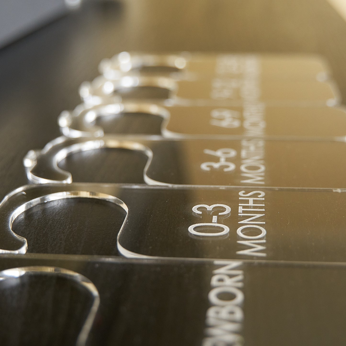 Simple Acrylic Baby Hanger Dividers