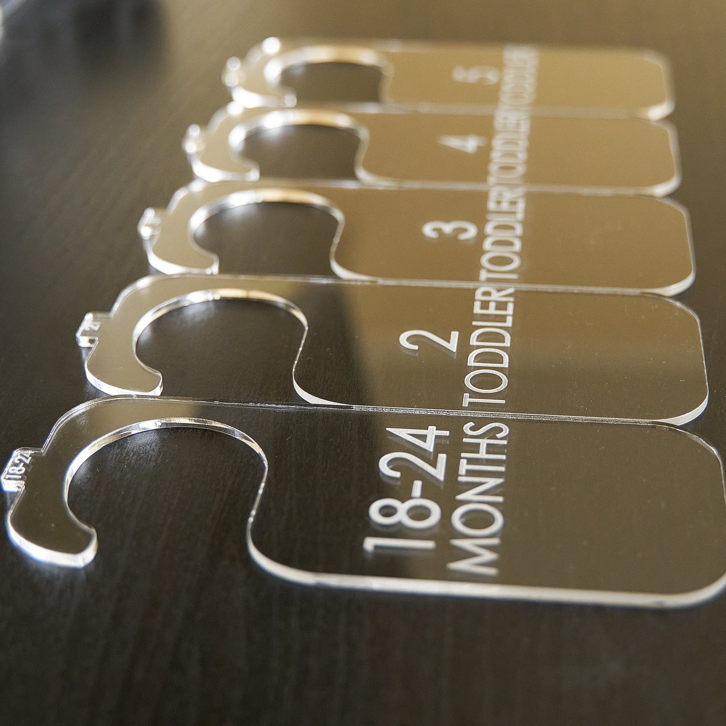 Simple Acrylic Baby Hanger Dividers