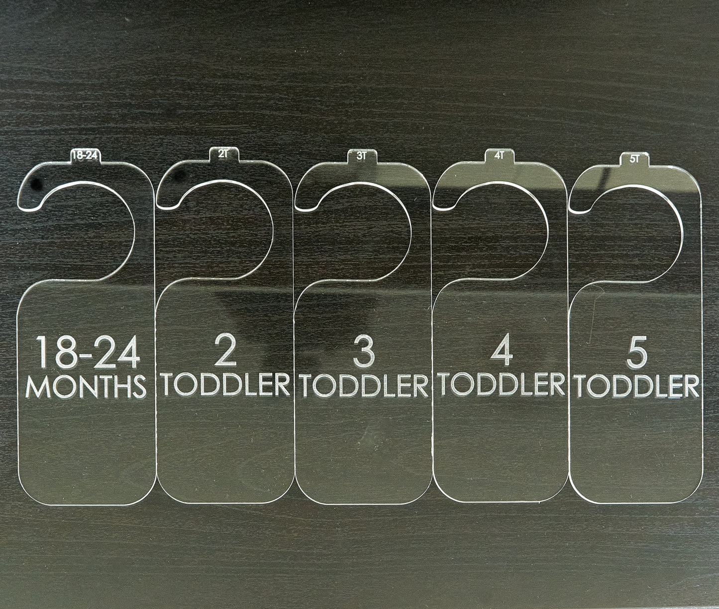 Simple Acrylic Baby Hanger Dividers