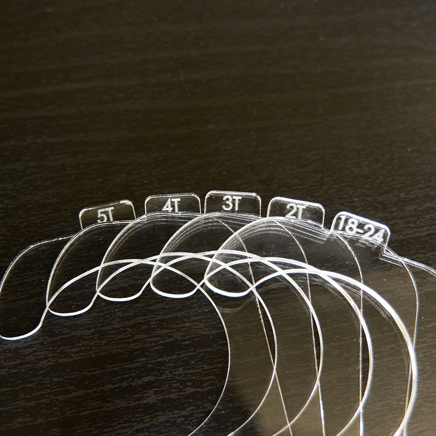 Simple Acrylic Baby Hanger Dividers