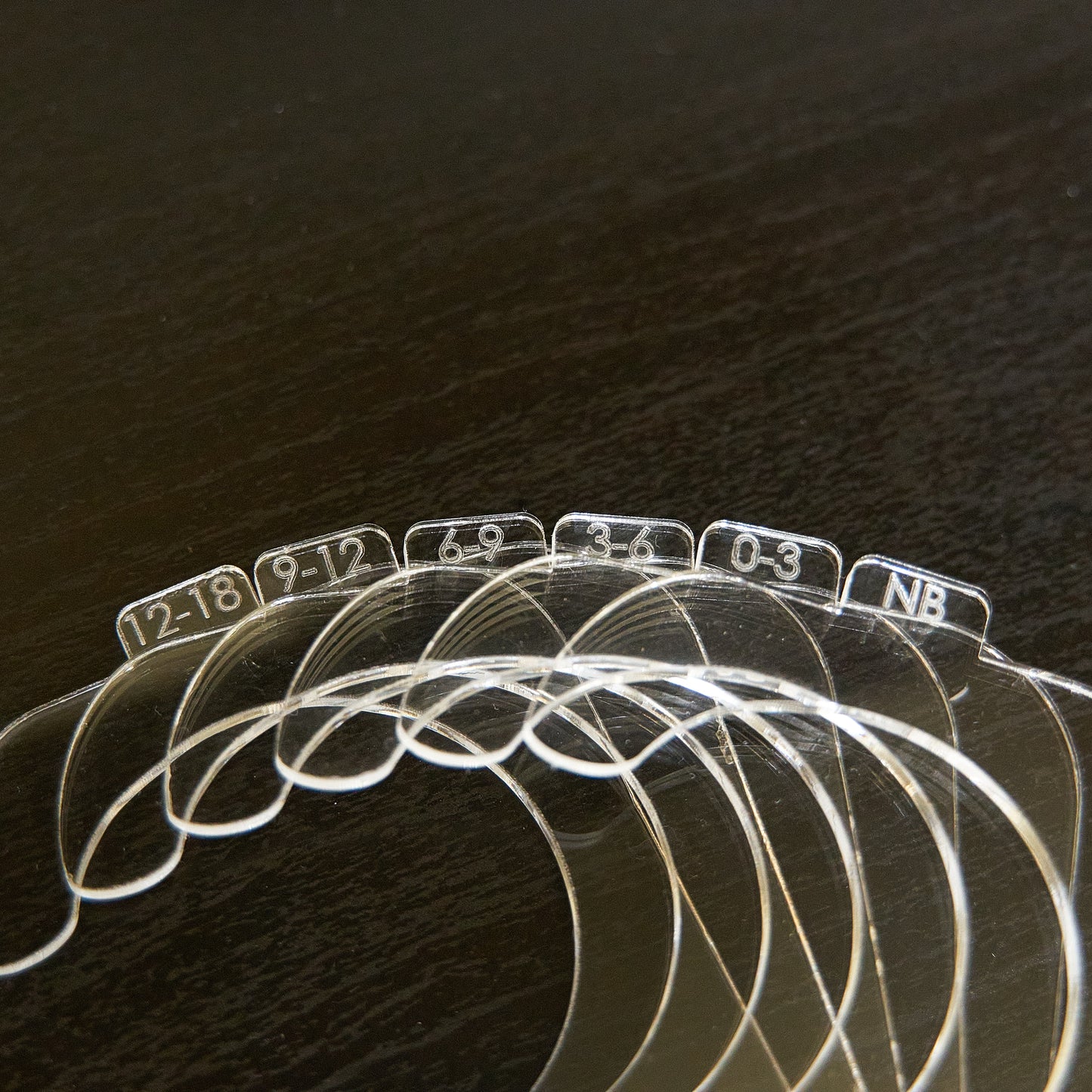 Simple Acrylic Baby Hanger Dividers