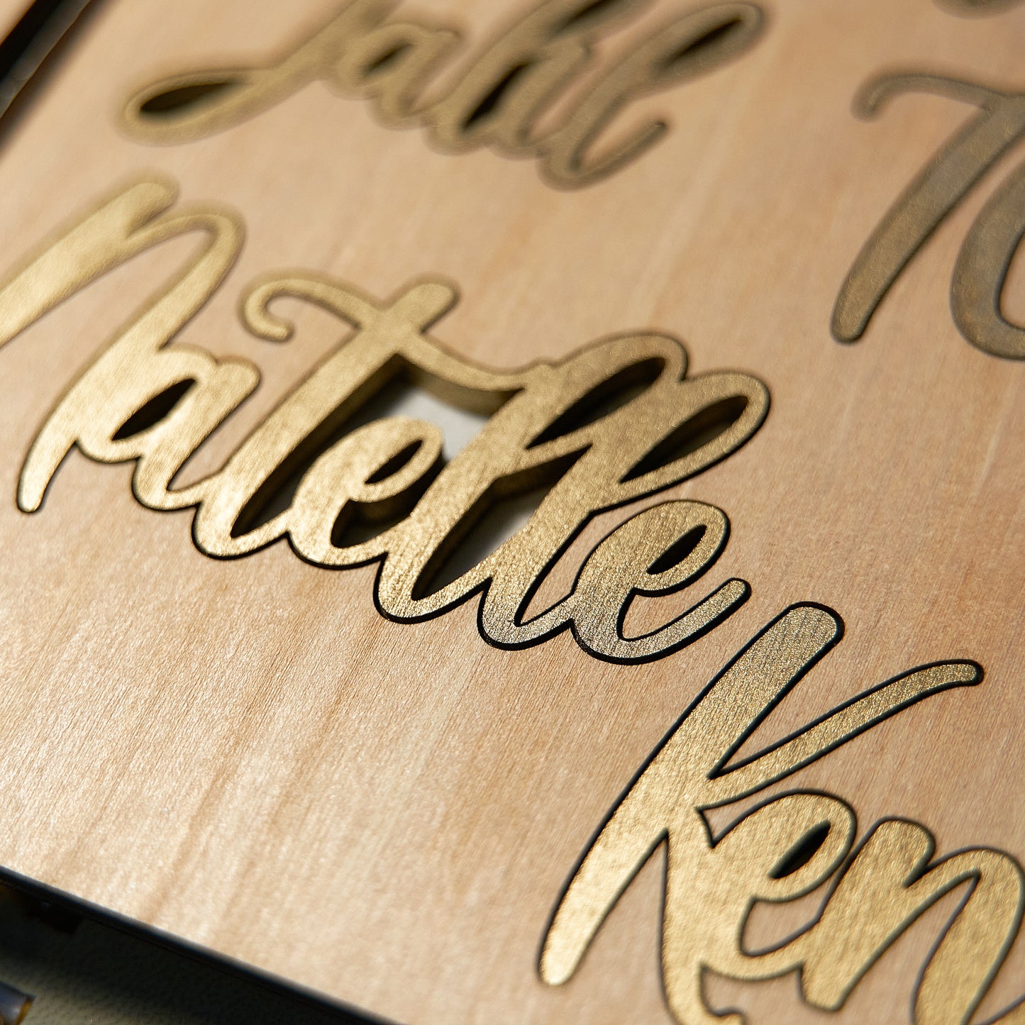 Wood Name Place Cards