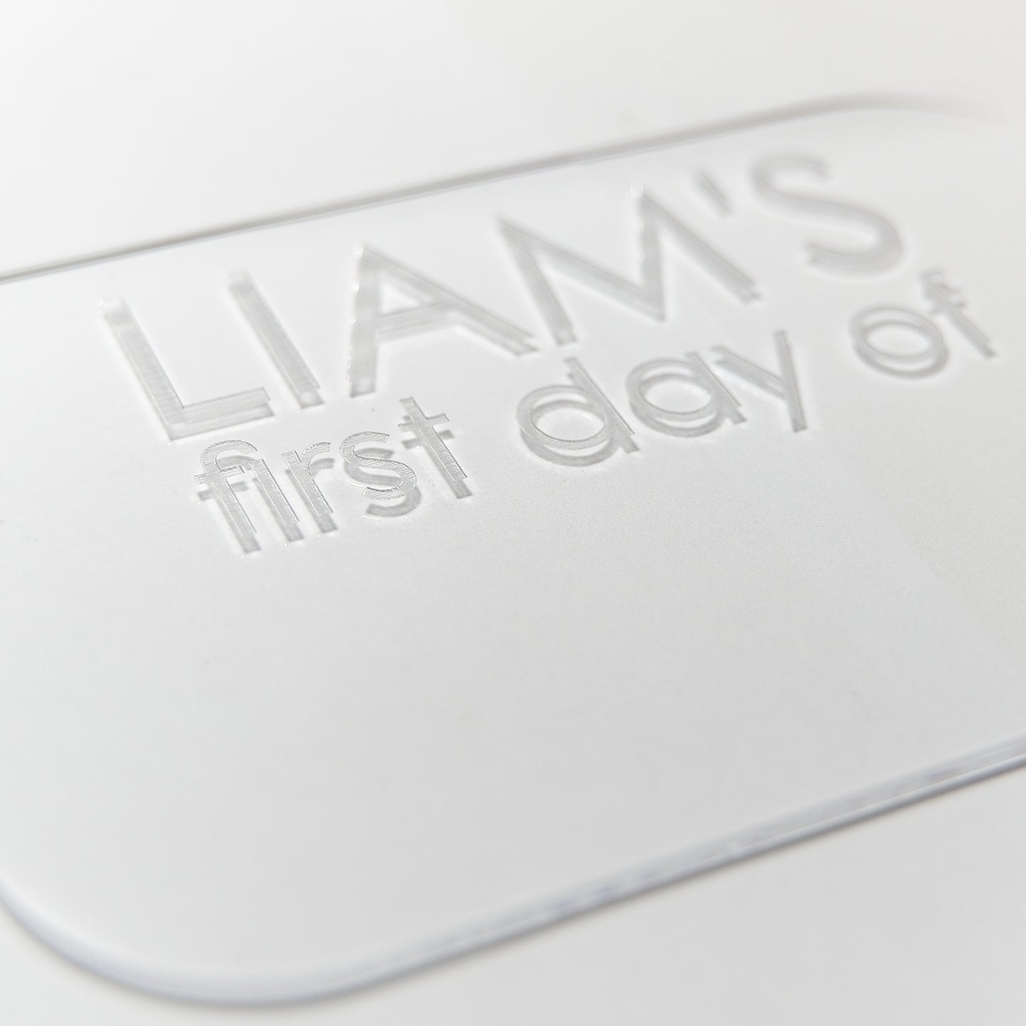 Dry-Erase Personalized First Day of School Sign