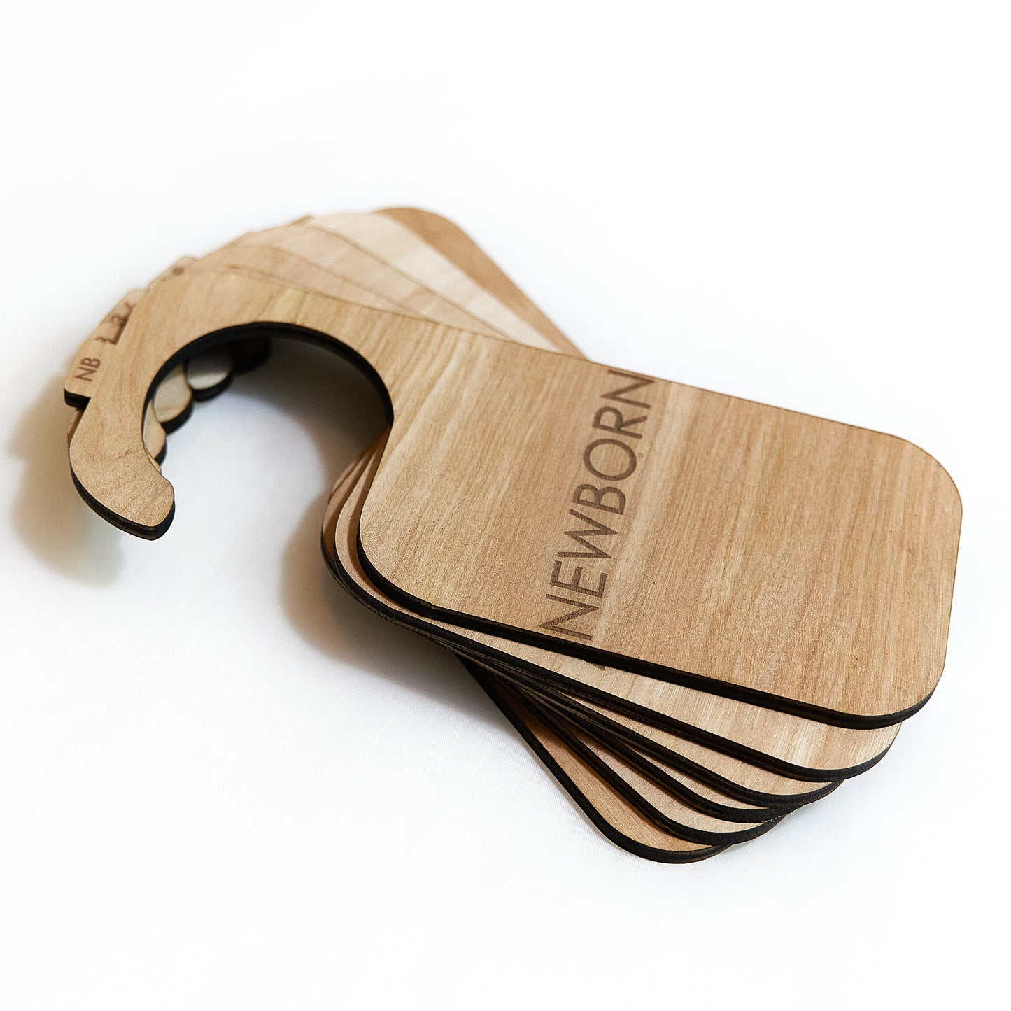 Simple Wooden Baby Hanger Dividers