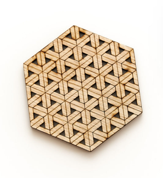 Triweave Hexagon Coaster Set