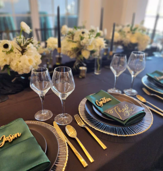 Wood Name Place Cards