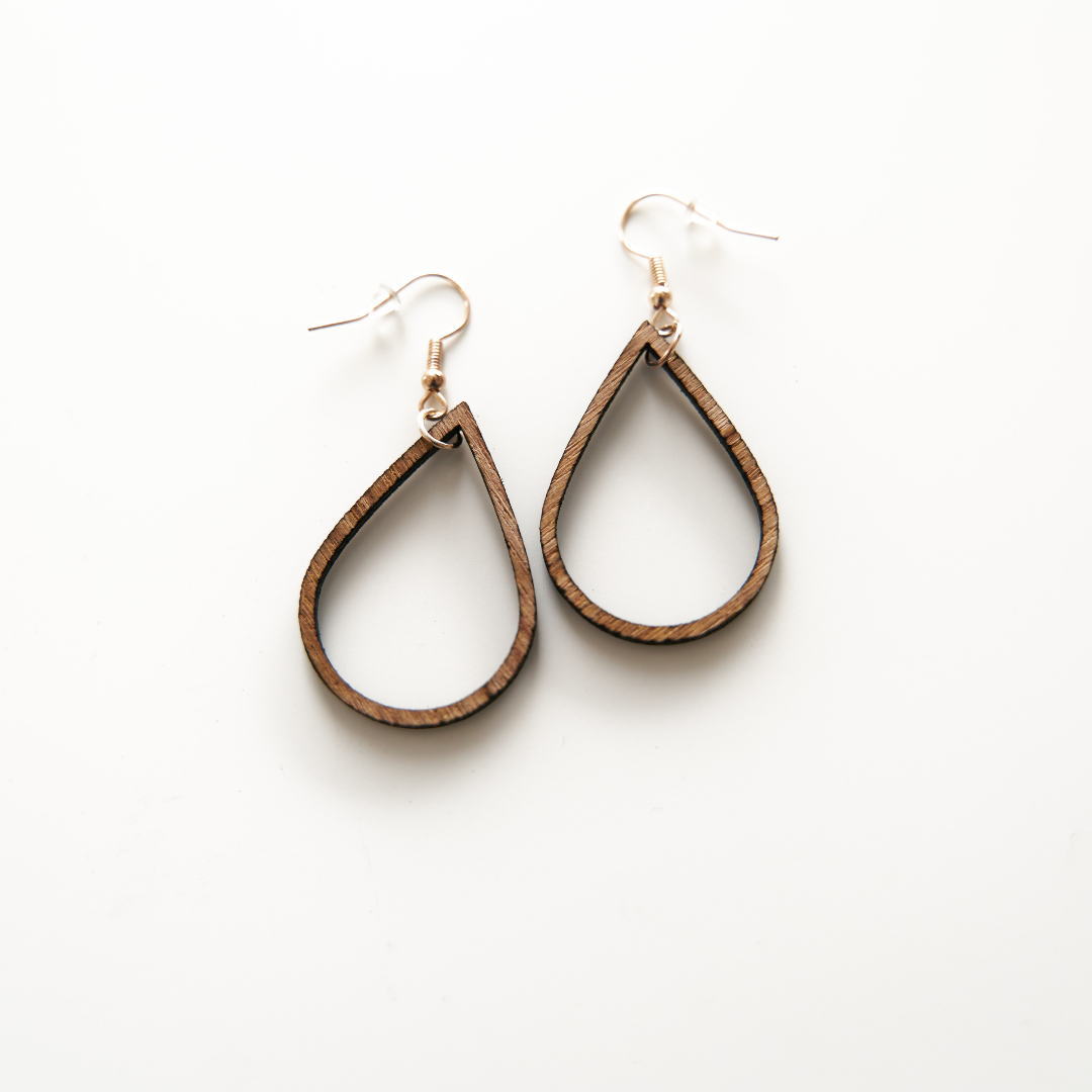 1.5" Hollow Drops Earrings