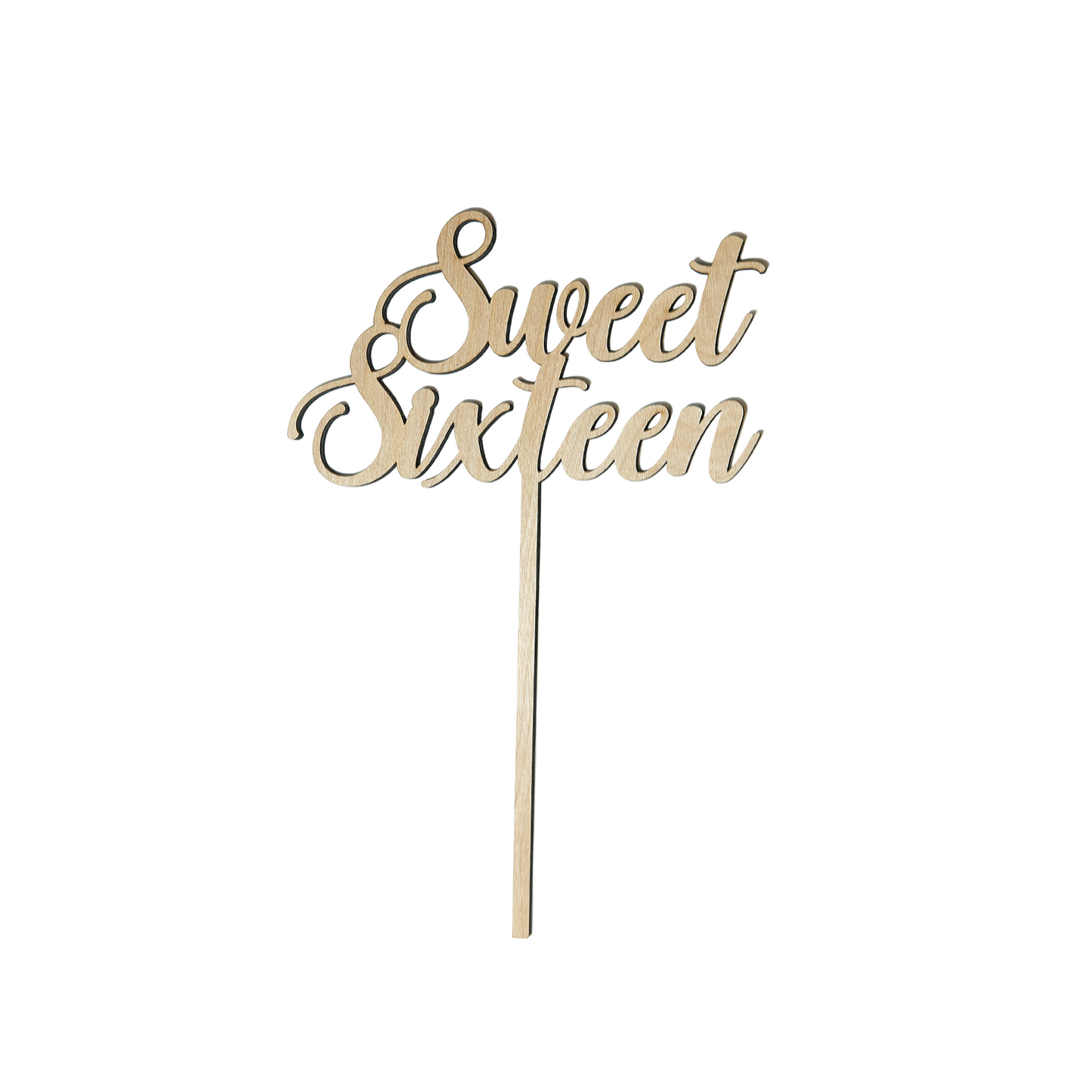 Sweet Sixteen Cake Topper