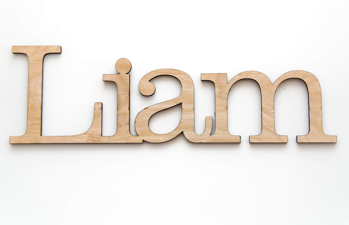 Wood Name Cutout