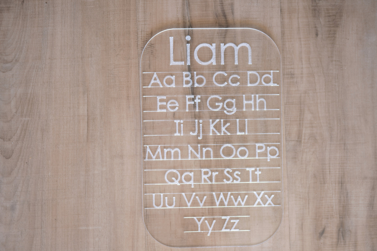 Name and Alphabet Letter Tracing Board