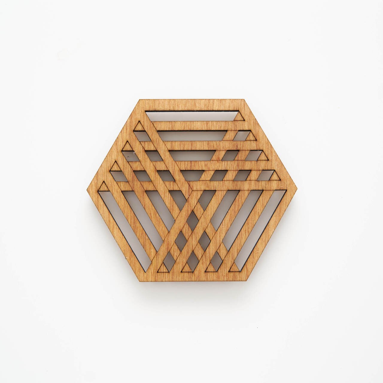 Wooden Trivet Hot Pad Set