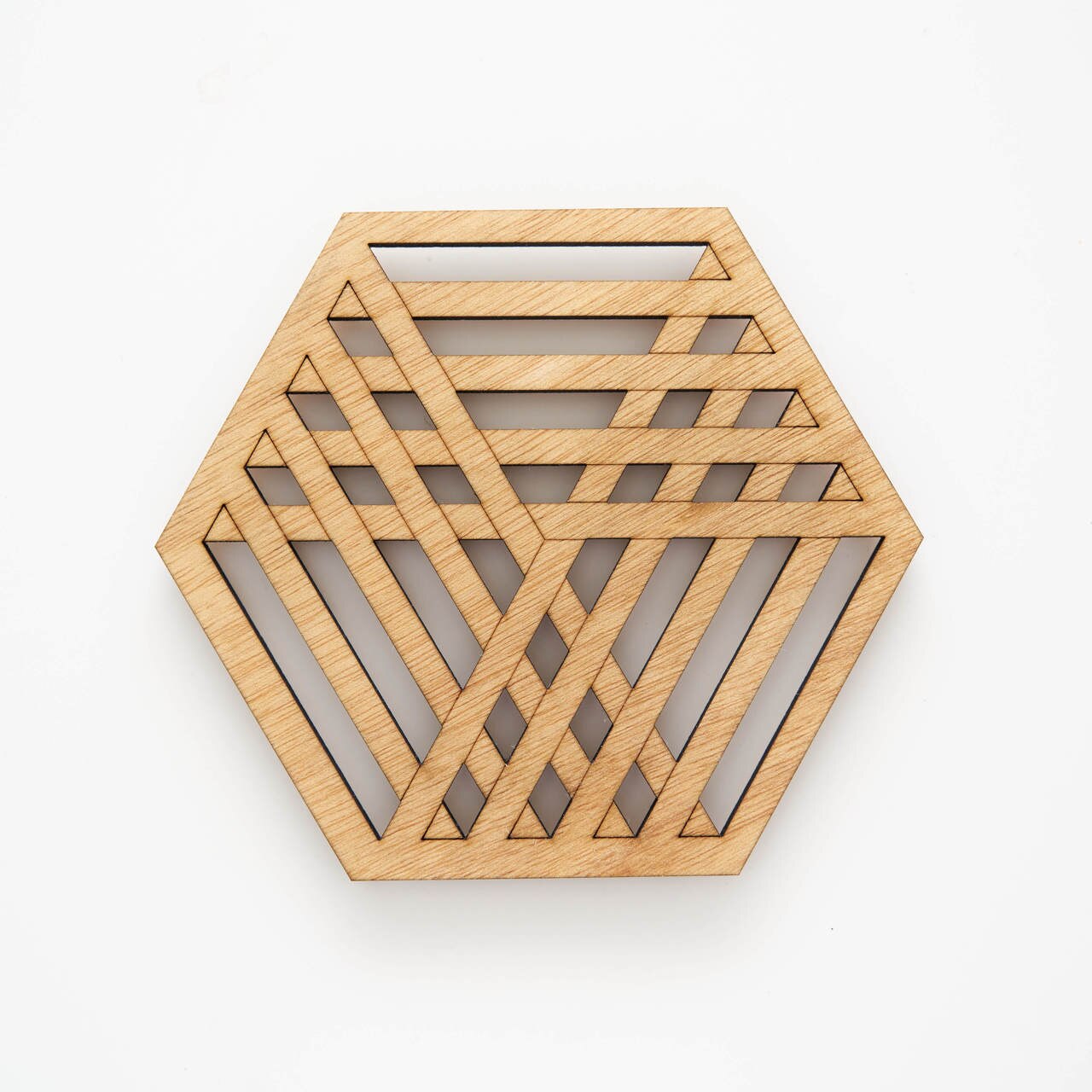 Wooden Trivet Hot Pad Set