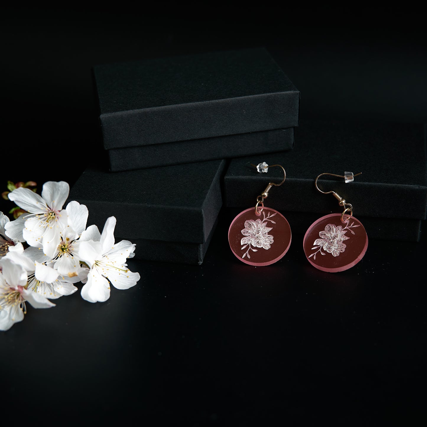 Lovely Bloom Acrylic Earrings