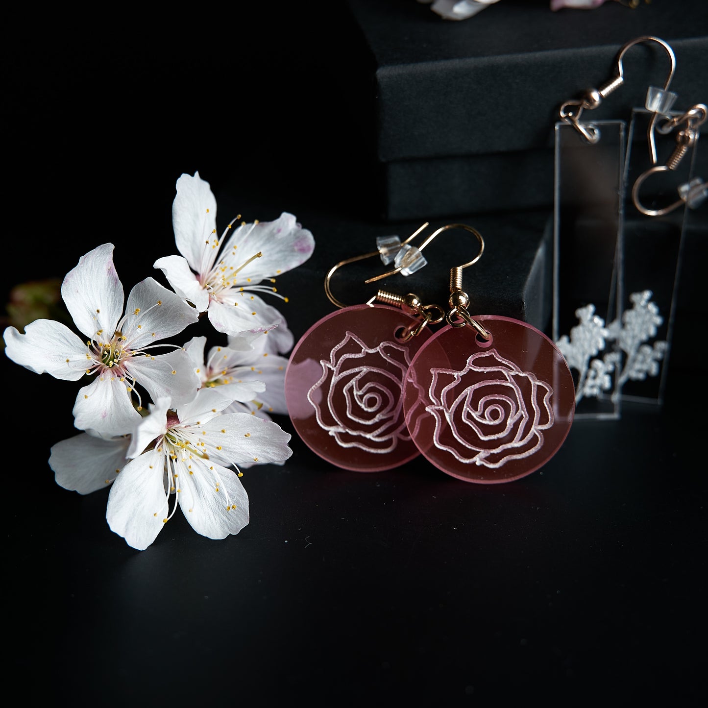 Rosie Acrylic Earrings