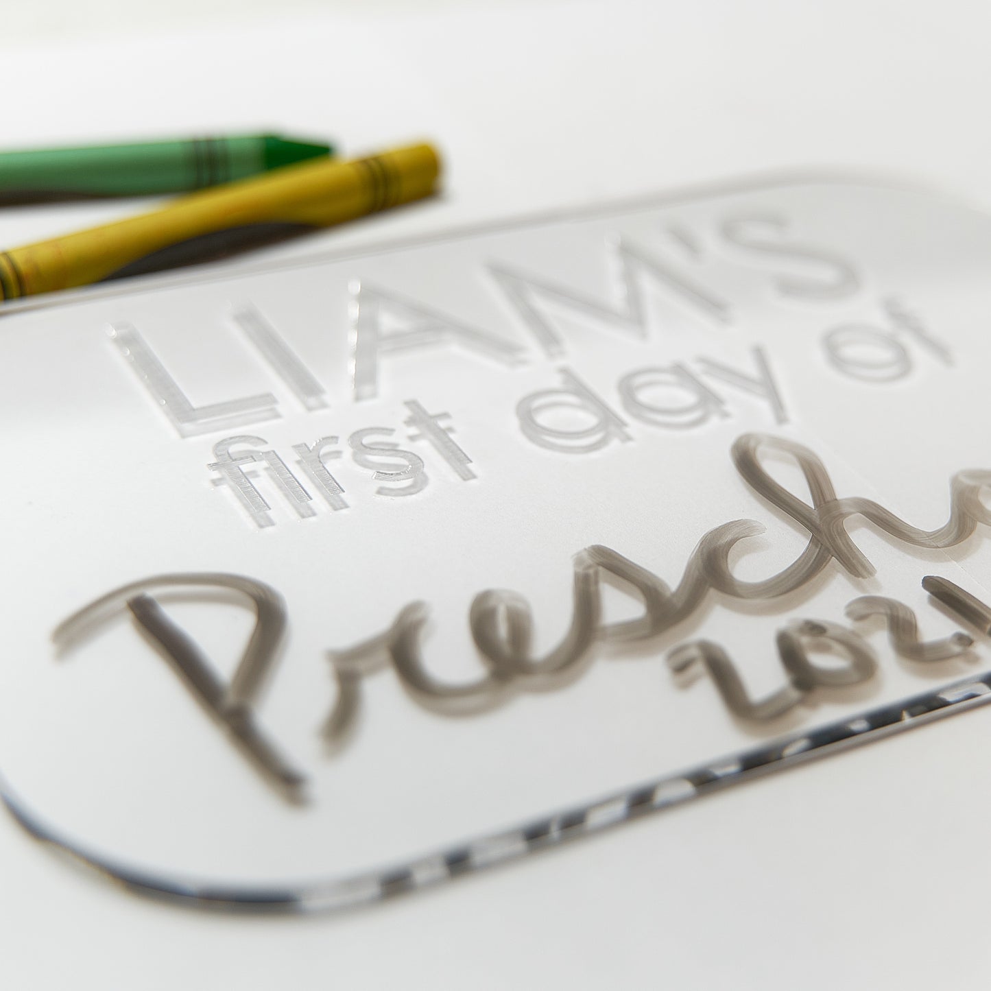 Dry-Erase Personalized First Day of School Sign