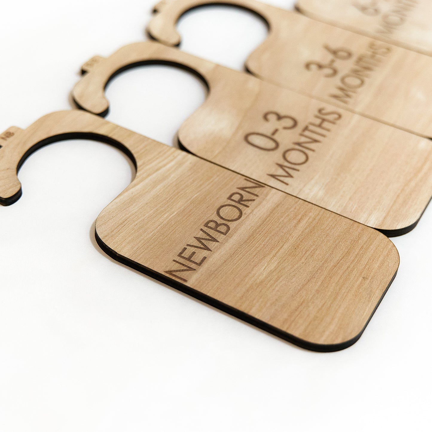 Simple Wooden Baby Hanger Dividers