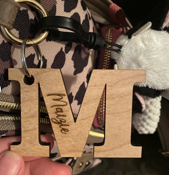 Letter & Name Keychain