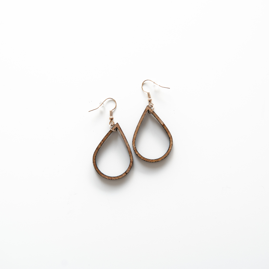 1.5" Hollow Drops Earrings