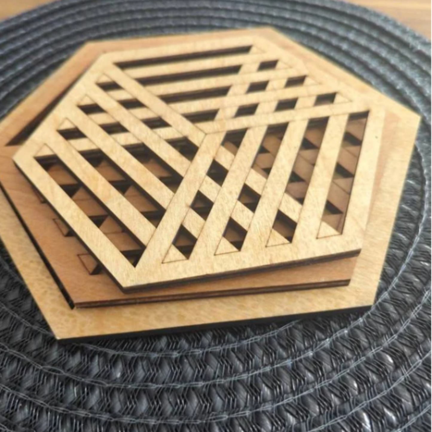 Wooden Trivet Hot Pad